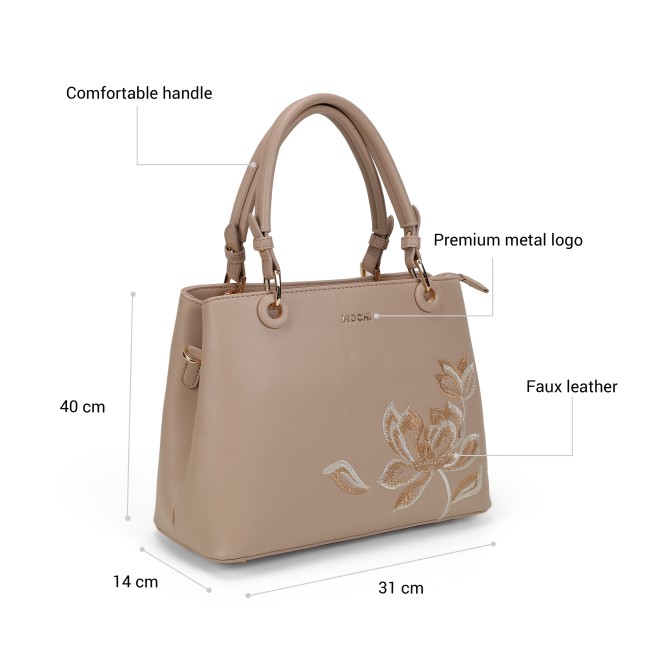 Mochi Women Beige Satchel Bag (SKU: 66-986-20-10)