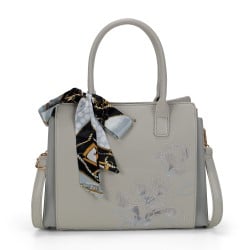 Women Grey Satchel Bag