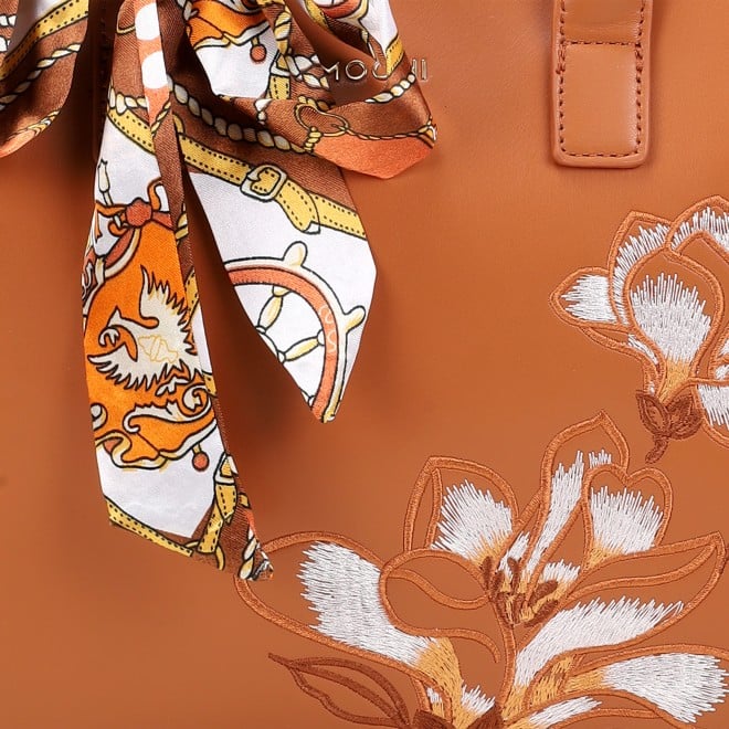 Mochi Women Tan Satchel Bag (SKU: 66-987-23-10)