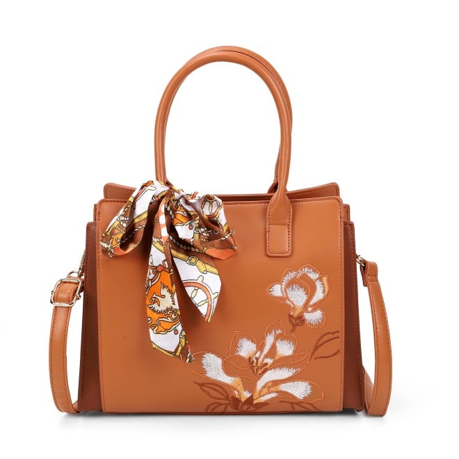 Mochi Women Tan Satchel Bag (SKU: 66-987-23-10)