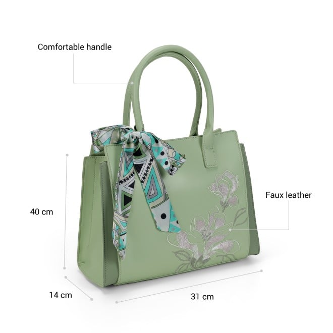 Mochi Women Green Satchel Bag (SKU: 66-987-21-10)