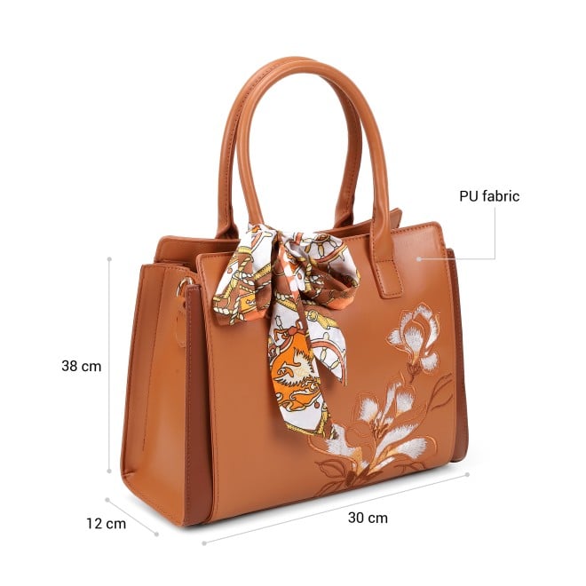Mochi Women Tan Satchel Bag (SKU: 66-987-23-10)