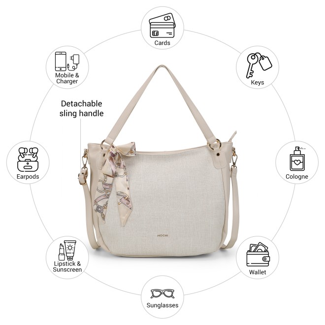 Mochi Women Off-white Shoulder Bag (SKU: 66-988-66-10)