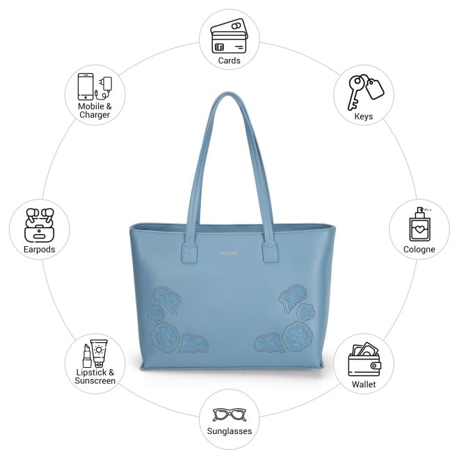Mochi Women Blue Tote Bag (SKU: 66-993-45-10)