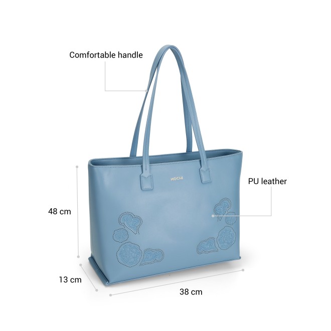 Mochi Women Blue Tote Bag (SKU: 66-993-45-10)
