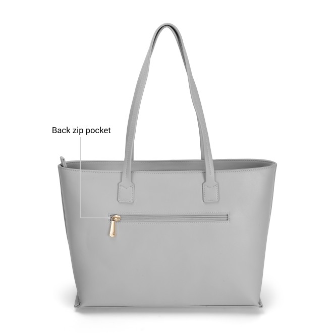 Mochi Women Light-grey Tote Bag (SKU: 66-993-59-10)