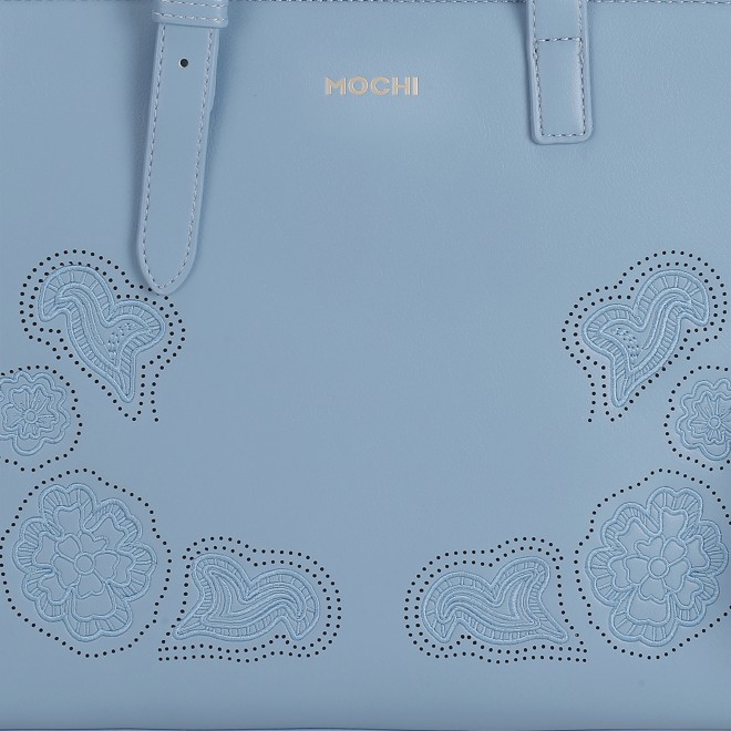 Mochi Women Blue Satchel Bag (SKU: 66-994-45-10)