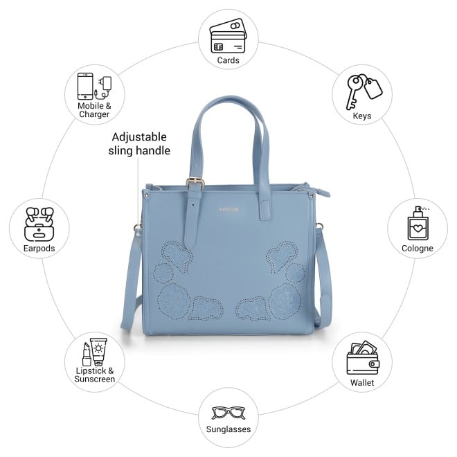 Mochi Women Blue Satchel Bag (SKU: 66-994-45-10)