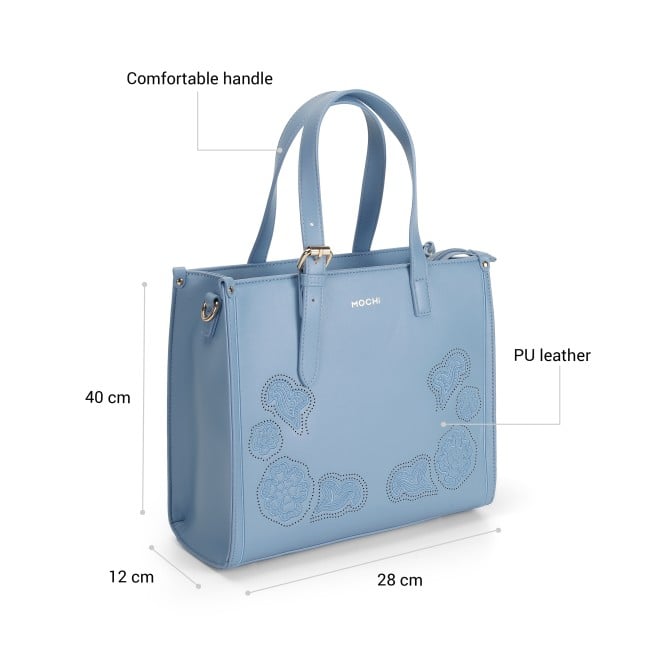 Mochi Women Blue Satchel Bag (SKU: 66-994-45-10)
