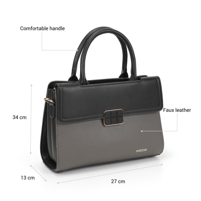 Mochi Women Black Satchel Bag (SKU: 66-996-11-10)