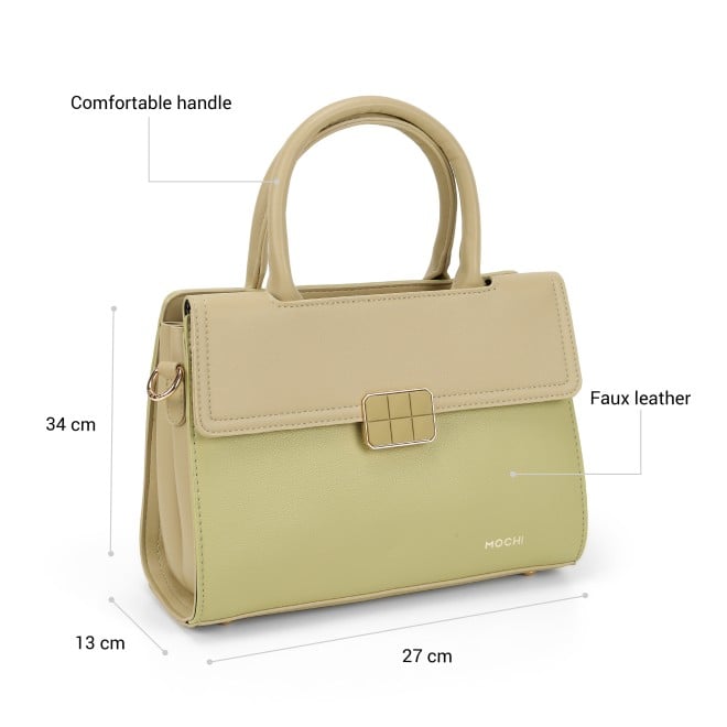 Mochi Women Green Satchel Bag (SKU: 66-996-21-10)