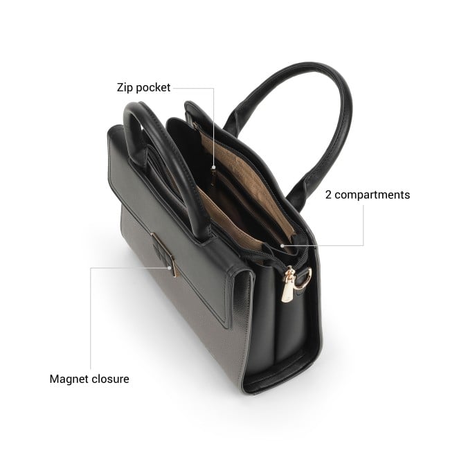 Mochi Women Black Satchel Bag (SKU: 66-996-11-10)