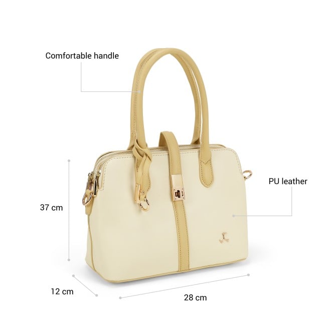 Mochi Women Yellow Satchel Bag (SKU: 66-997-33-10)