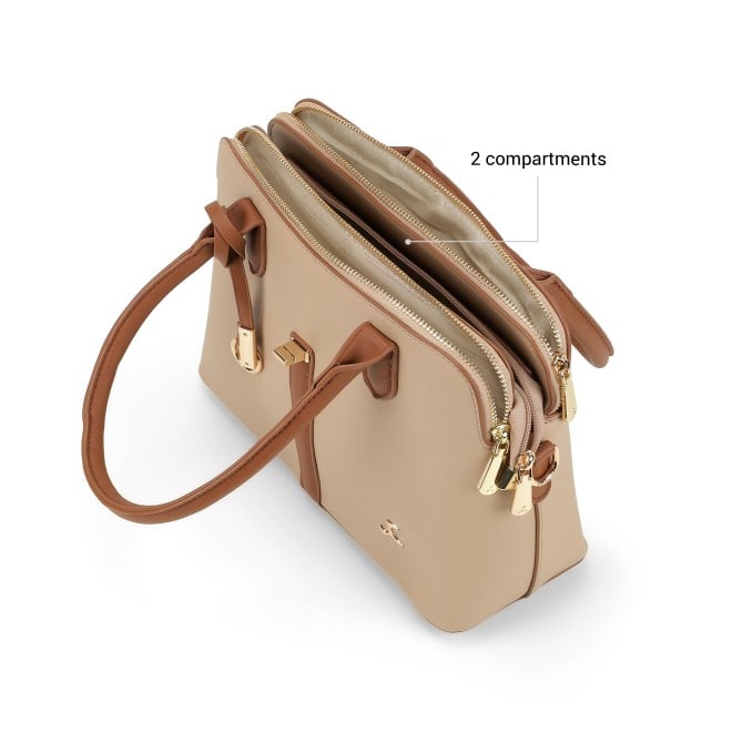 Mochi Women Beige Satchel Bag (SKU: 66-997-20-10)