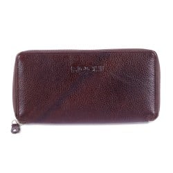 Women Brown Womens Wallets Zip Around