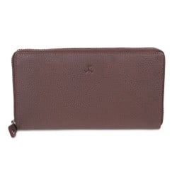 Women Brown Womens Wallets Zip Around