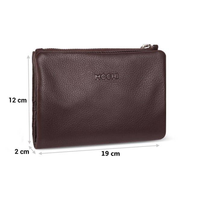 Mochi Women Brown Womens Wallets Zip Around (SKU: 70-21-12-10)