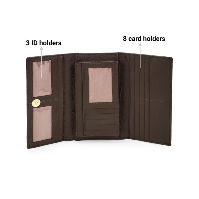 Mochi Women Brown Wallet (SKU: 70-24-12-10)