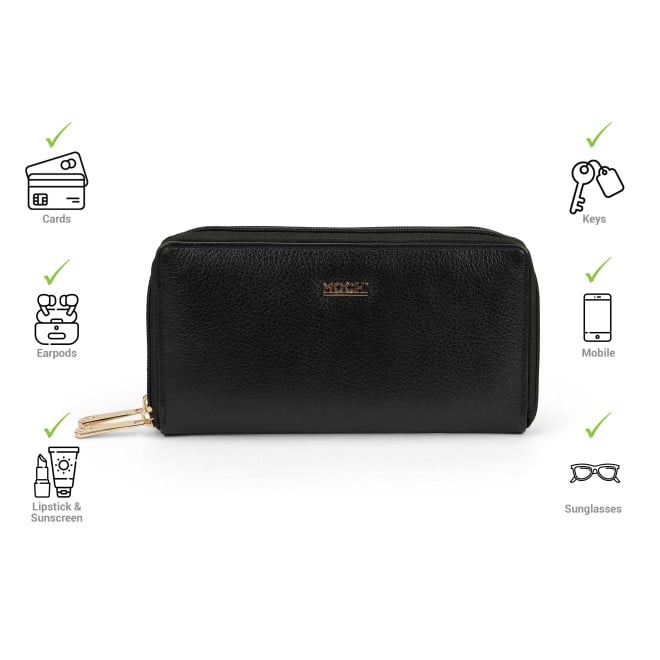 Mochi Women Black Wallet (SKU: 70-27-11-10)