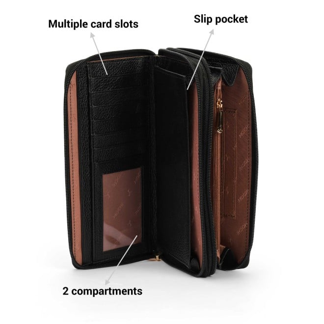 Mochi Women Black Wallet (SKU: 70-27-11-10)