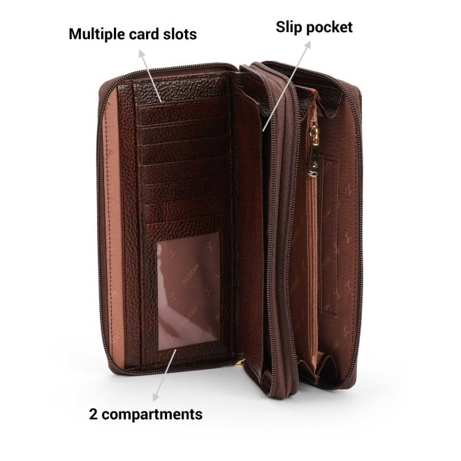 Mochi Women Brown Wallet (SKU: 70-27-12-10)