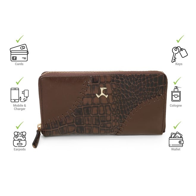 Mochi Women Brown Wallet (SKU: 70-28-12-10)