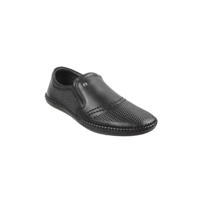 Genx Men Black Casual Loafers (SKU: 71-112-11-40)