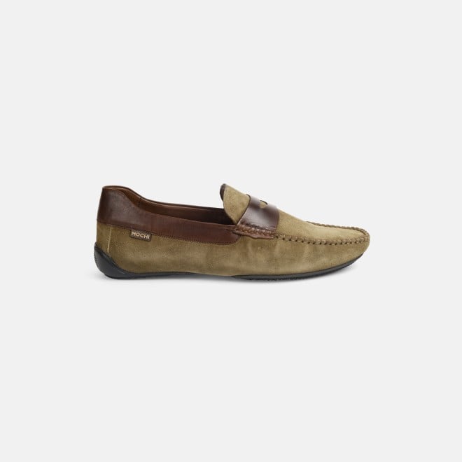 Mochi Men Olive Casual Loafers (SKU: 71-115-49-39)