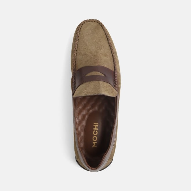 Mochi Men Olive Casual Loafers (SKU: 71-115-49-39)