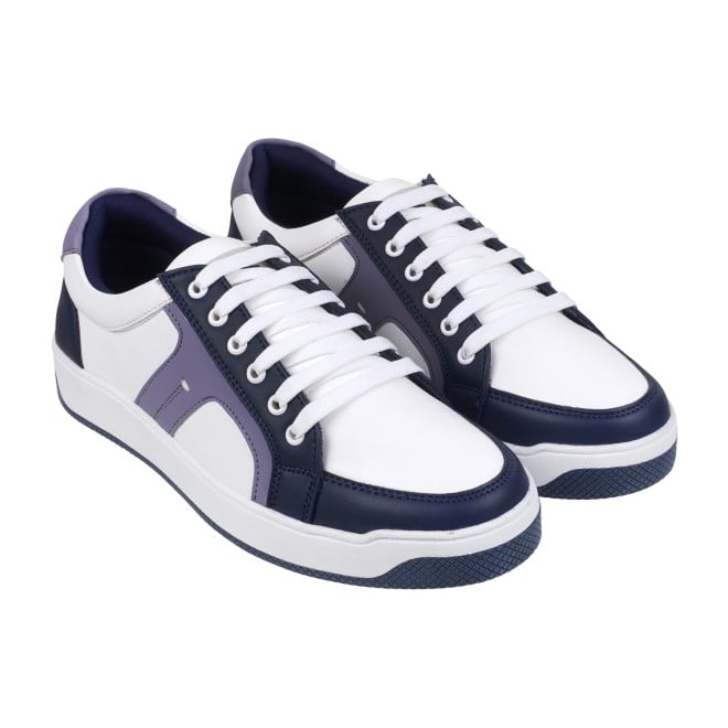 Mochi Men White Blue Casual Sneakers