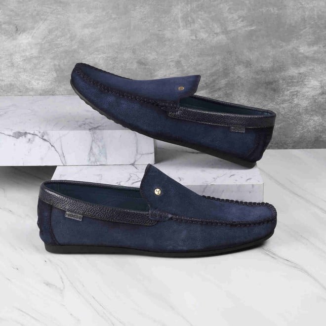 Mochi Men Blue-navy Casual Slip-Ons (SKU: 71-174-17-40)