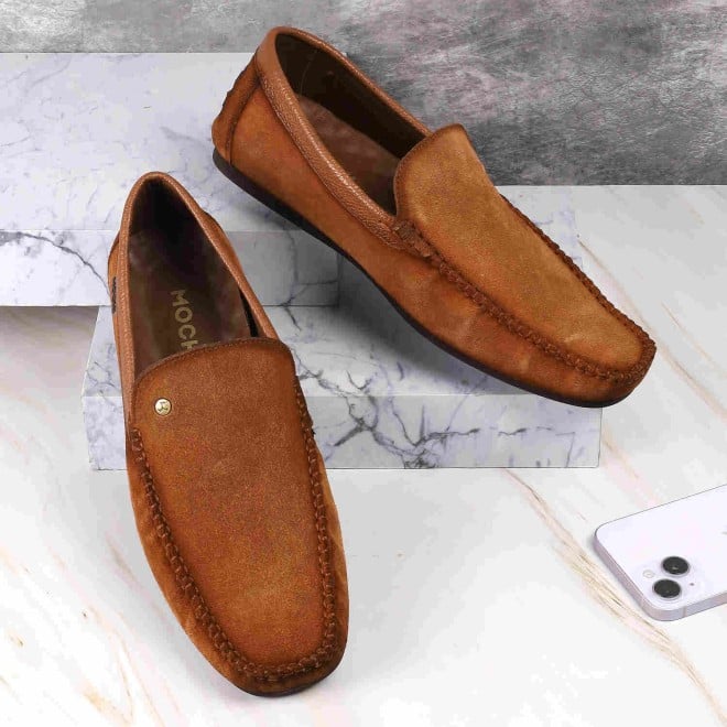 Mochi Men Tan Casual Slip-Ons (SKU: 71-174-23-40)