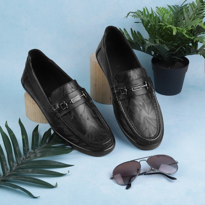 Genx Men Black Casual Loafers (SKU: 71-178-11-41)