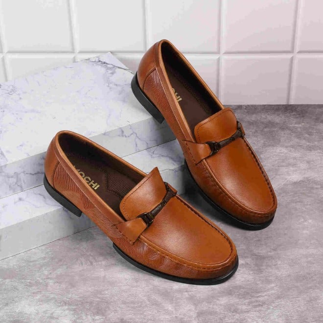 Mochi Men Tan Casual Slip-Ons (SKU: 71-184-23-40)