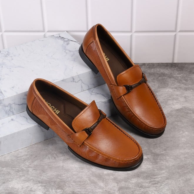 Mochi Men Tan Casual Slip-Ons