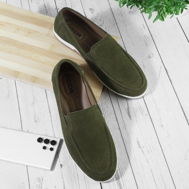 Genx Men Olive Casual Loafers