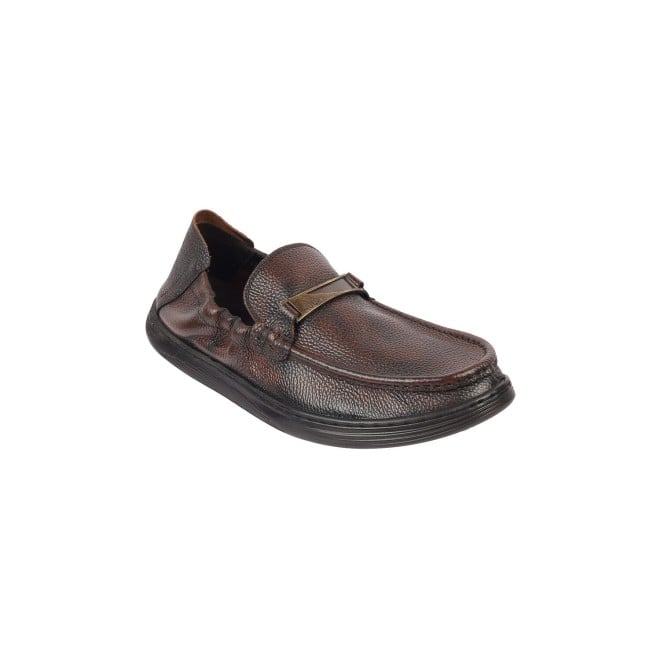 Mochi Men Brown Casual Slip-Ons (SKU: 71-194-12-41)