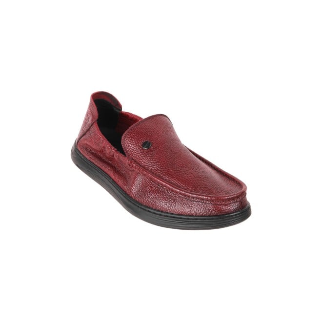 Mochi Men Maroon Casual Slip-Ons (SKU: 71-195-44-40)