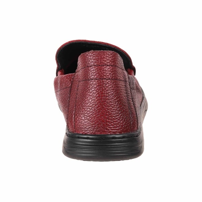 Mochi Men Maroon Casual Slip-Ons (SKU: 71-195-44-40)