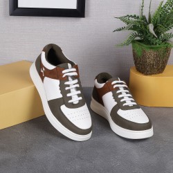 Men White Casual Sneakers