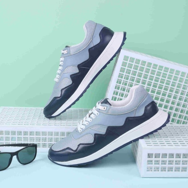 Mochi Men Blue Casual Sneakers