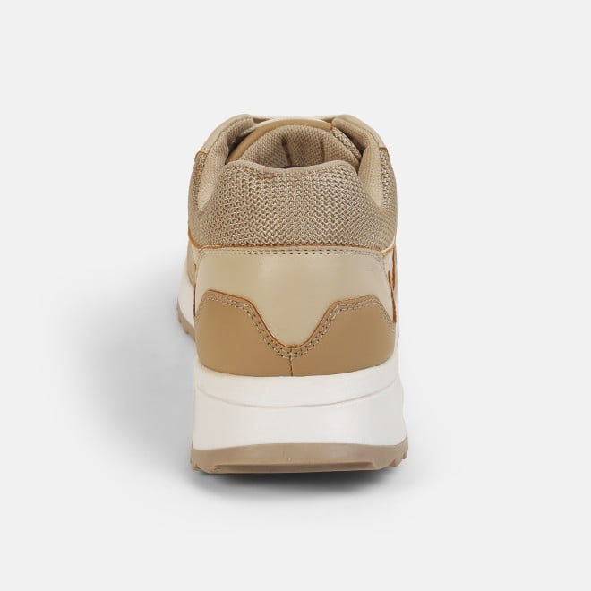 Mochi Men Beige Sports Walking Shoes (SKU: 71-224-20-40)
