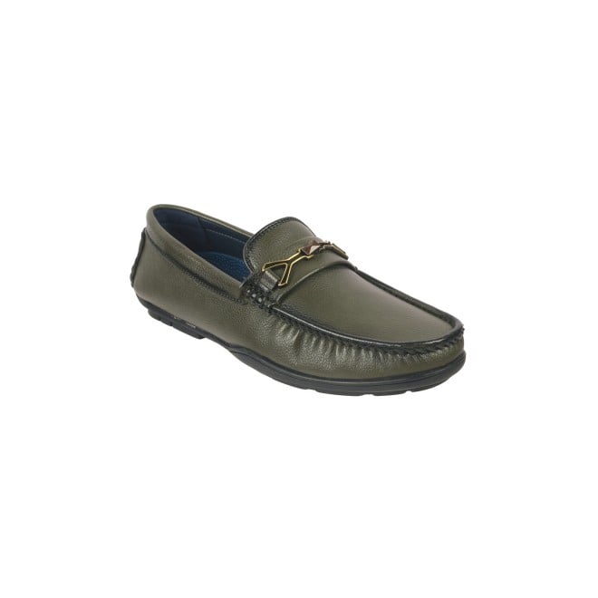 Mochi Men Green Casual Slip-Ons (SKU: 71-236-21-42)