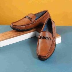 Men Tan Casual Slip-Ons