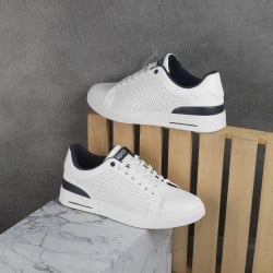 Men White Casual Sneakers