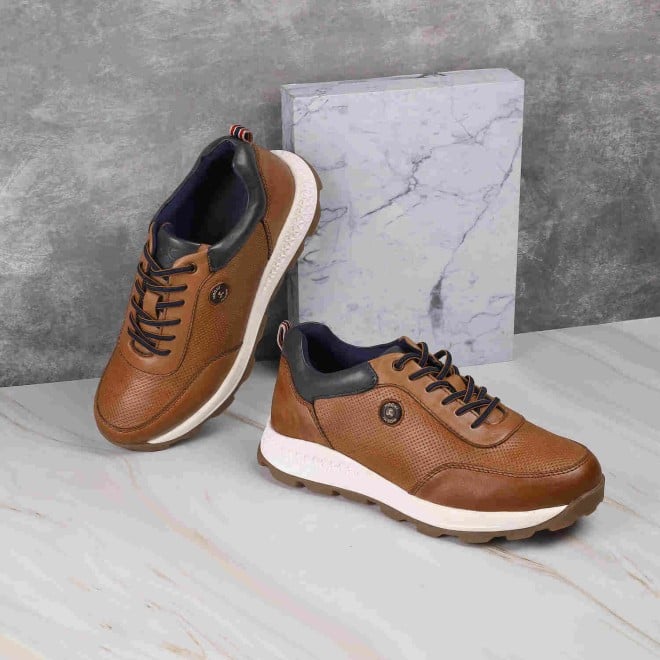 Mochi Men Tan Casual Sneakers (SKU: 71-262-23-40)