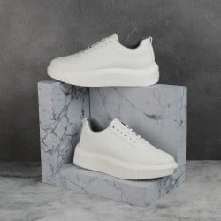 Men White Casual Sneakers