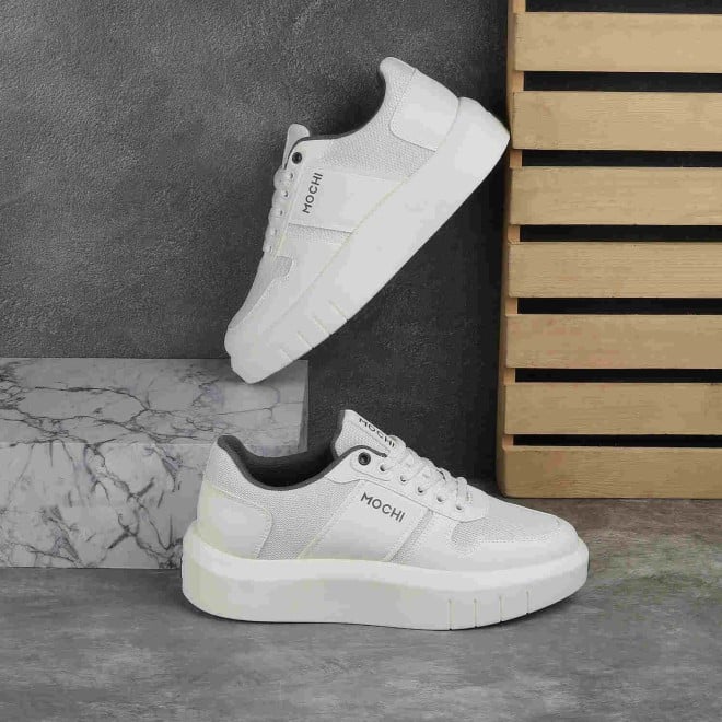 Mochi Men White Casual Sneakers (SKU: 71-282-16-40)