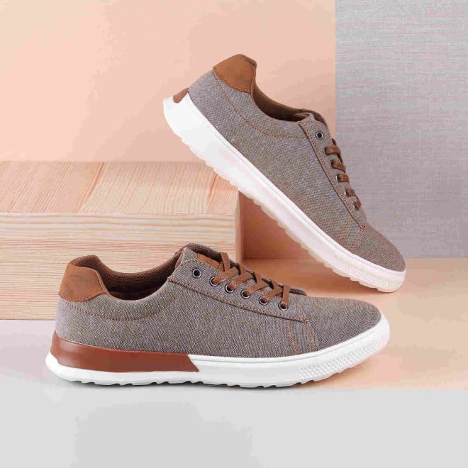 Mochi Men Brown Casual Sneakers (SKU: 71-283-12-40)