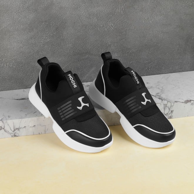 Mochi Men Black Casual Sneakers